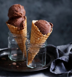 COCOA ICE CREAMS ( FACTORY - MADE ) FORMULATIONS AND PRODUCTION PROCESS