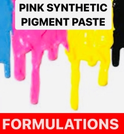 PINK SYNTHETIC PIGMENT PASTE FORMULATIONS AND PRODUCTION PROCESS