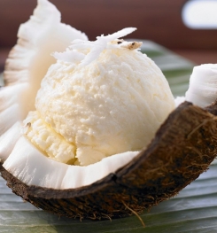 COCONUT ICE CREAMS ( FACTORY - MADE ) FORMULATIONS AND PRODUCTION PROCESS