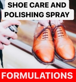 SHOE CARE AND POLISHING SPRAY FORMULATIONS AND PRODUCTION PROCESS
