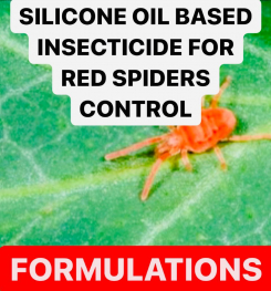 SILICONE OIL BASED INSECTICIDE FOR RED SPIDERS CONTROL FORMULATIONS AND PRODUCTION PROCESS