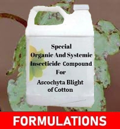 Formulations And Production Process of Organic And Systemic Fungicide Compound For Ascochyta Blight of Cotton