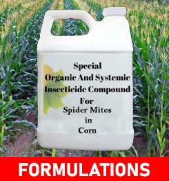 Formulations And Production Process of Organic And Systemic Insecticide Compound For Spider Mites in Corn