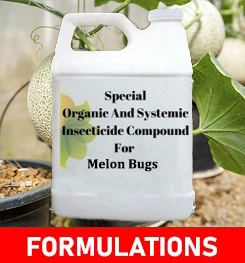 Formulations And Production Process of Organic And Systemic Insecticide Compound For Melon Bugs