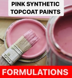 PINK SYNTHETIC TOPCOAT PAINTS FORMULATIONS AND PRODUCTION PROCESS
