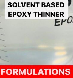 SOLVENT BASED EPOXY THINNER FORMULATIONS AND PRODUCTION PROCESS