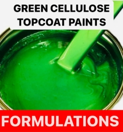 GREEN CELLULOSE TOPCOAT PAINTS FORMULATIONS AND PRODUCTION PROCESS