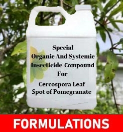 Formulations And Production Process of Organic And Systemic Fungicide Compound For Cercospora Leaf Spot of Pomegranate