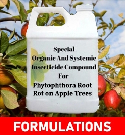 Formulations And Production Process of Organic And Systemic Fungicide Compound For Phytophthora Root Rot on Apple Trees