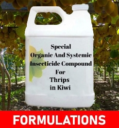 Formulations And Production Process of Organic And Systemic Insecticide Compound For Thrips in Kiwi