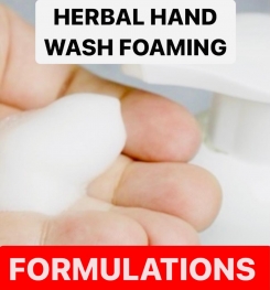 HERBAL HAND WASH FOAMING FORMULATIONS AND PRODUCTION PROCESS