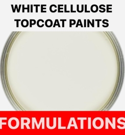 WHITE CELLULOSE TOPCOAT PAINTS FORMULATIONS AND PRODUCTION PROCESS