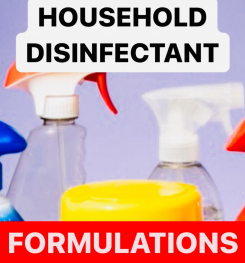 HOUSEHOLD DISINFECTANT FORMULATIONS AND PRODUCTION PROCESS