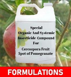 Formulations And Production Process of Organic And Systemic Fungicide Compound For Cercospora Fruit Spot of Pomegranate