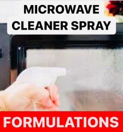 MICROWAVE CLEANER SPRAY FORMULATIONS AND PRODUCTION PROCESS