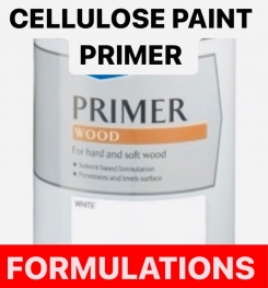 CELLULOSE PAINT PRIMER FORMULATIONS AND PRODUCTION PROCESS