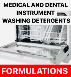 MEDICAL AND DENTAL INSTRUMENT WASHING DETERGENTS FORMULATIONS AND PRODUCTION PROCESS