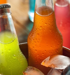 PEACH FLAVOR FRUIT SODA FORMULATIONS AND PRODUCTION PROCESS