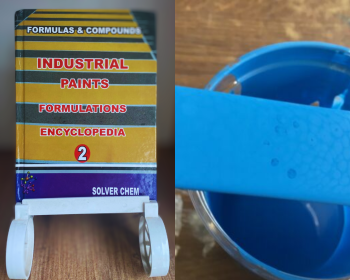 STEPS TO PRODUCE MATTE AND LIGHT BLUE CELLULOSE TOP COAT PAINT