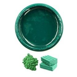 How to make water based and acrylic dark green pigment paste