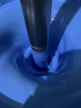 How to make solvent based dark blue color polyurethane pigment paste
