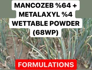 MANCOZEB % 64  + METALAXYL % 4 WETTABLE POWDER ( 68 WP ) FUNGICIDE PRODUCTION PROCESS