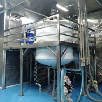 What is mixing tank used for production of liquid dishwashing detergent | Properties