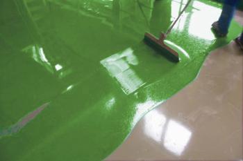 Composition and compound of green color epoxy pigment paste