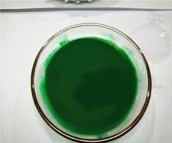 Production and formulation of water based green acrylic pigment paint paste