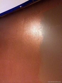 Formulations and production of copper effect paints