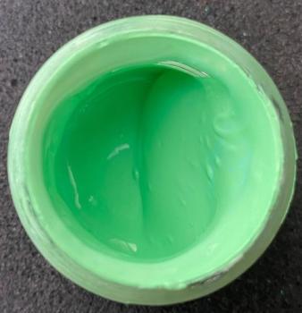 Formulations and production process light green acrylic pigment paste