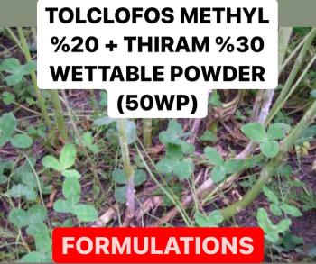 TOLCLOFOS METHYL % 20 + THIRAM % 30 WETTABLE POWDER ( 50 WP ) | FUNGICIDE PRODUCTION PROCESS