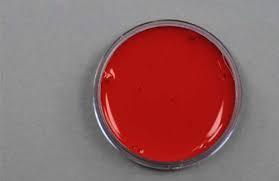 Water based and red acrylic pigment paint paste manufacturing process