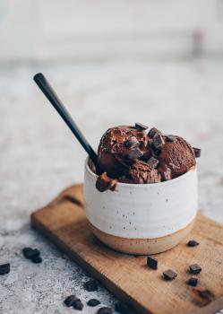 Természetes és kakaós fagylalt készítése | Természetes és kakaós fagylalt készítmény