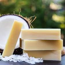 Composition and compound of solid soap bar with coconut oil