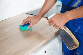 How to Make Kitchen Countertop Cleaner And Disinfection