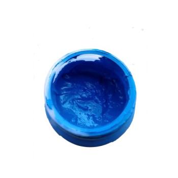 Composition and compound of light blue polyurethane pigment paste