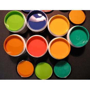Formulations and production process of synthetic gloss topcoat paints
