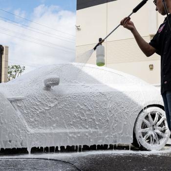 como fazer espuma de neve para lavagem de carro sem toque