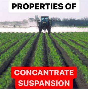 PROPERTIES OF CONCENTRATE SUSPANSION ( SC ) | FORMULATIONS