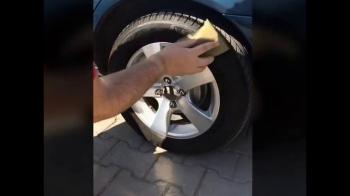 Ingredientes do spray de brilho de pneus