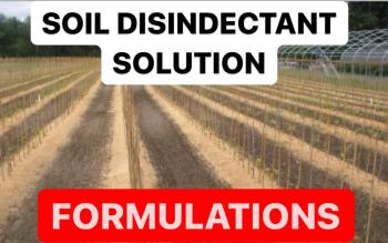 HOW TO MAKE SOIL DISINFECTANT SOLUTION | FORMULATIONS