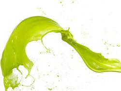 Production and formulations of solvent based light green color polyurethane pigment paste