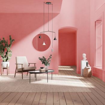 Formulations and production process of matt and pink color acrylic interior wall paints