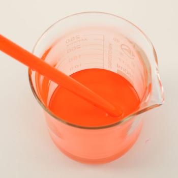 Orange Color Acrylic Pigment Paint Paste Preparation | Production Process