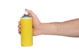 Composition And Compound of Metallic Industrial Aerosol Spray Paint Yellow Color