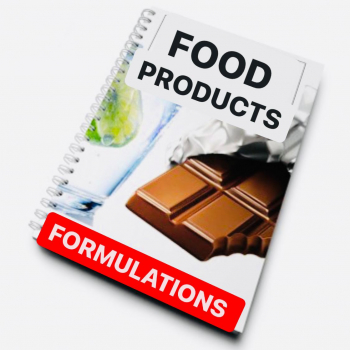 FOOD PRODUCTS FORMULATIONS AND PRODUCTION PROCESSES
